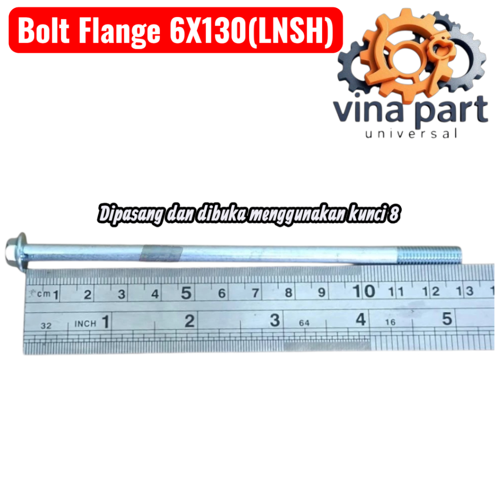 MESIN บล็อกเครื่องยนต์ Bolt 6X130 Honda PCX 160 K1Z Bolt Flange 6X130 (LNSH)