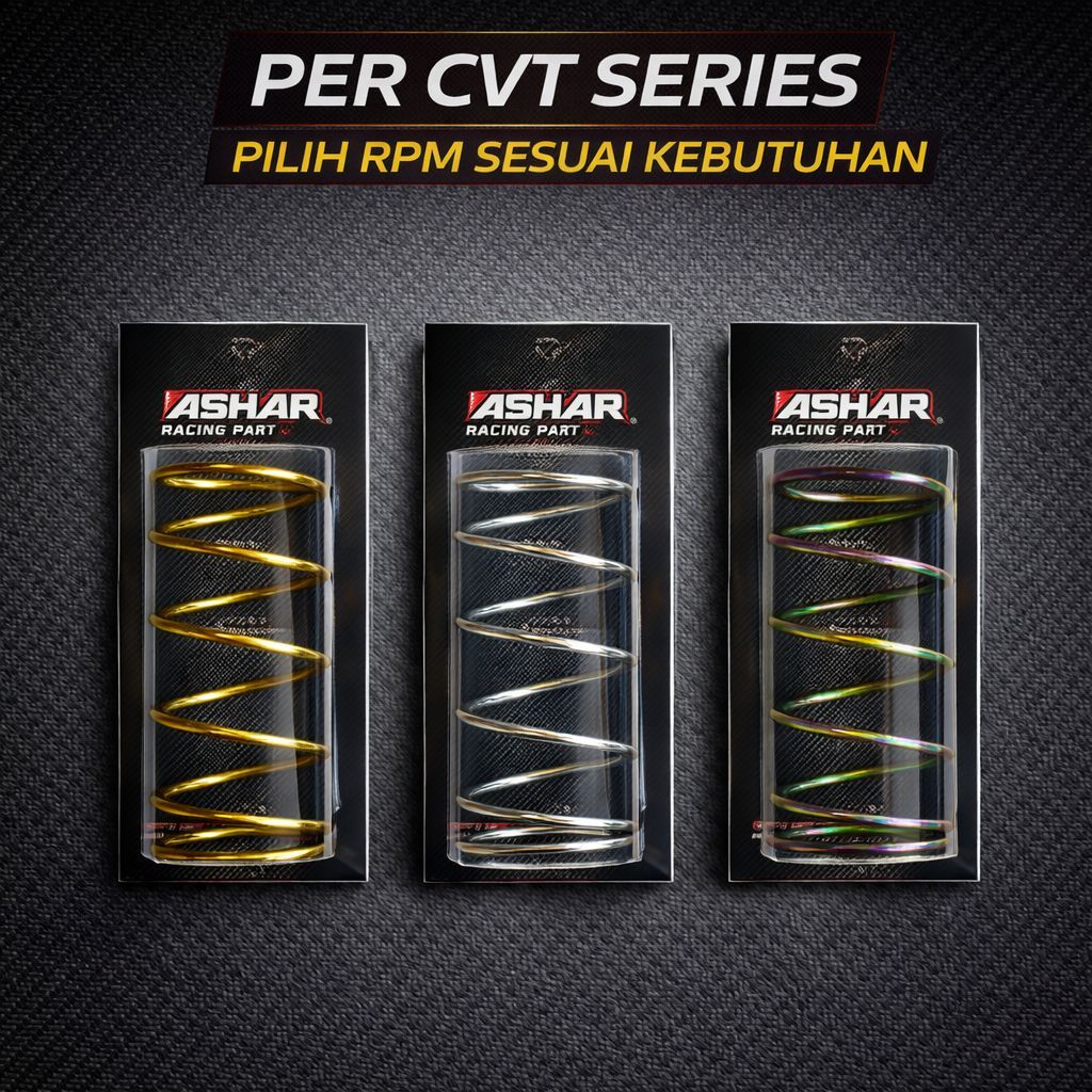 HONDA และ YAMAHA CVT SPRINGS CHOOSE ACCORDING TO MOTORCYCLE TYPE 1000 RPM 1500 RPM 2000 RPM