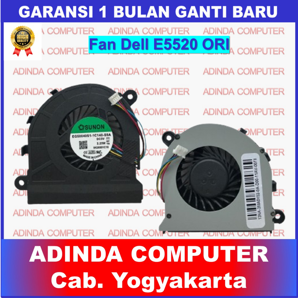 พัดลมระบายความร้อน Dell E5520 E5520M 5520 ของแท้