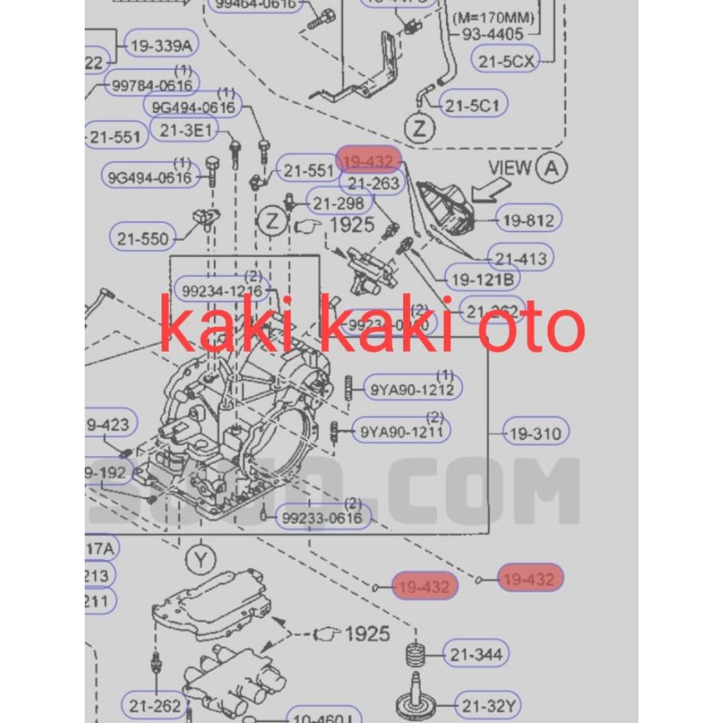 ซีล oring ซีลปะเก็น oring เกียร์ Mazda 6 Mazda-6 เก่า non skyactiv