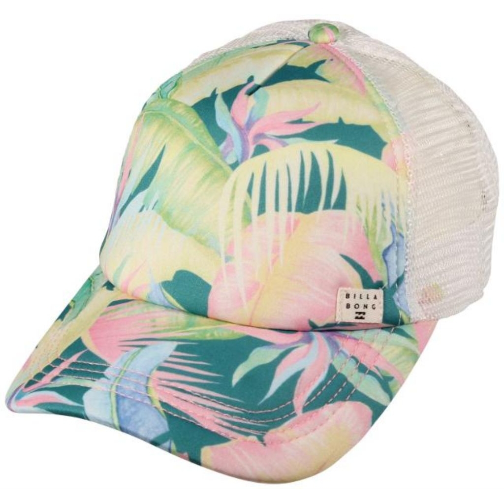 B1llab0ng Her1tage M4shup หมวก Trucker ผู้หญิง - M4rine Green