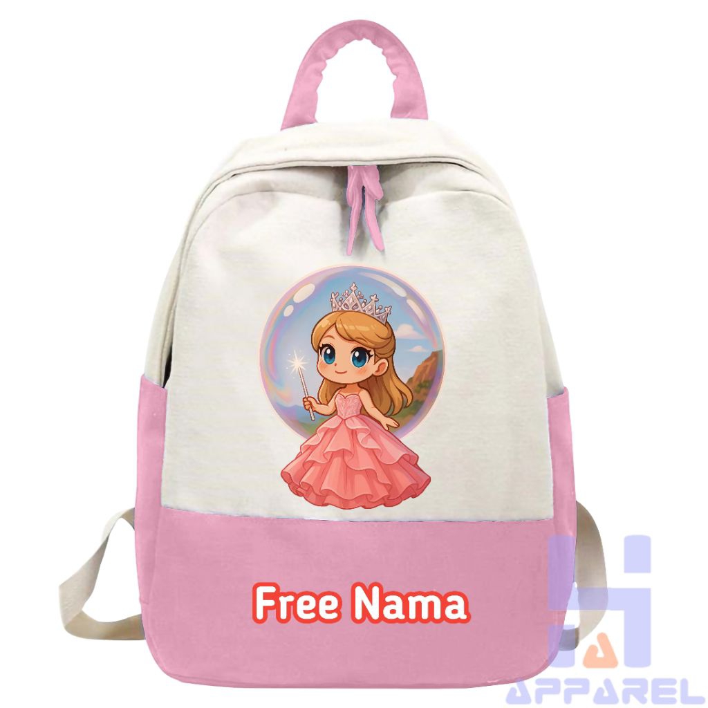 GLINDA WICKED KIDS กระเป๋าเป้สะพายหลังสําหรับชื่อฟรีที่ดี