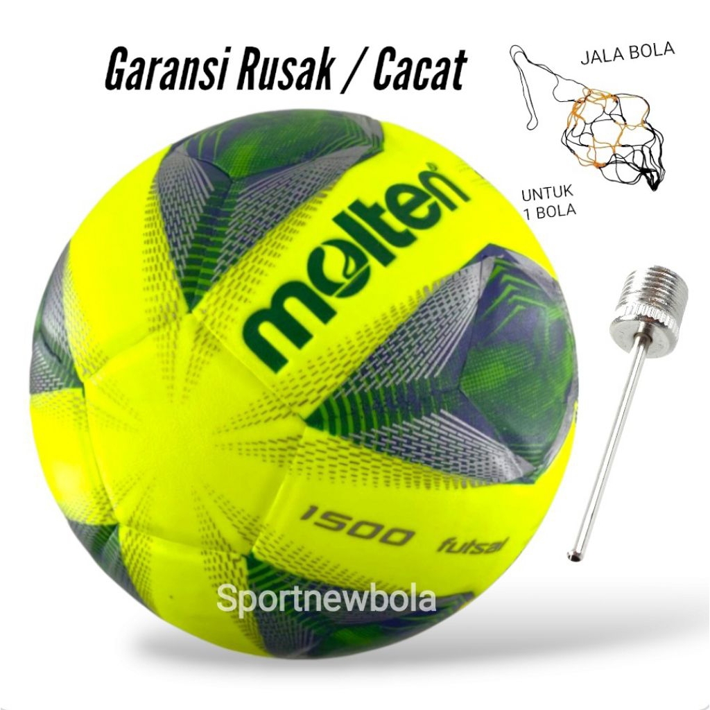 Original MOLTEN Futsal Ball Bonus Net Valve Futsal Ball ขนาด 4 Original Futsal Ball