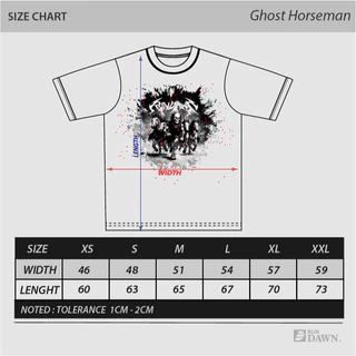 Rundawn เสื้อยืดซักผ้า Unisex – เสื้อวิ่งแขนสั้นวินเทจ – เสื้อซักผ้า • Ghost Horseman
