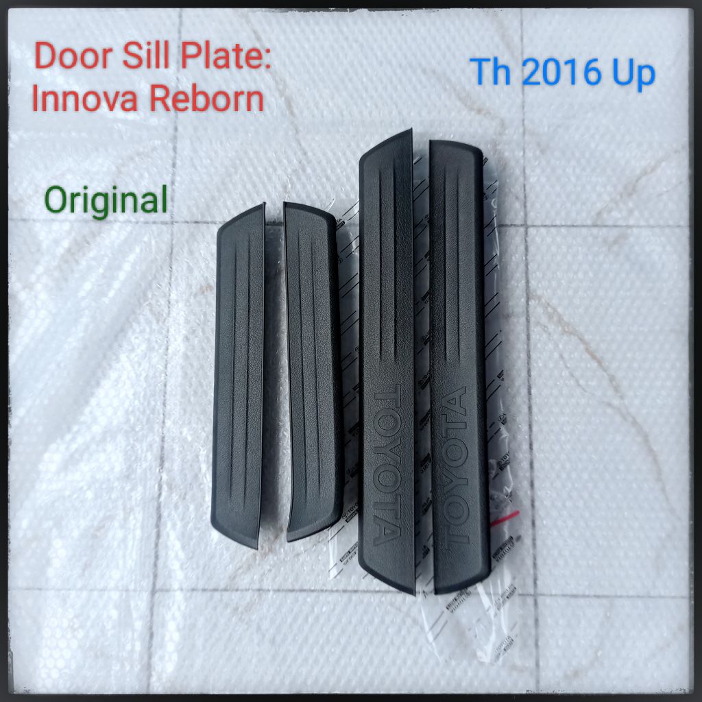 แผ่นธรณีประตู Innova Reborn 2016 Up ที่วางเท้าด้านข้าง Innova Reborn แผ่นธรณีประตู Innova Reborn แผ่
