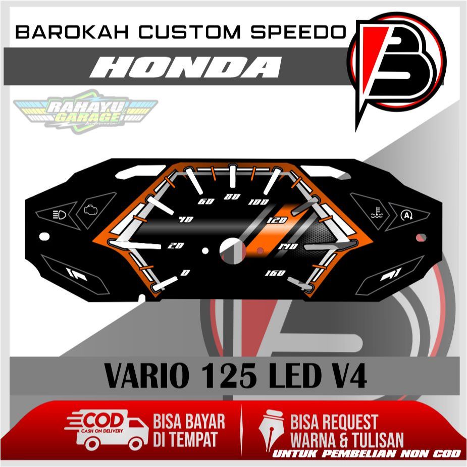 บอร์ด SPEEDO แบบกําหนดเอง HONDA VARIO 125 LED V4