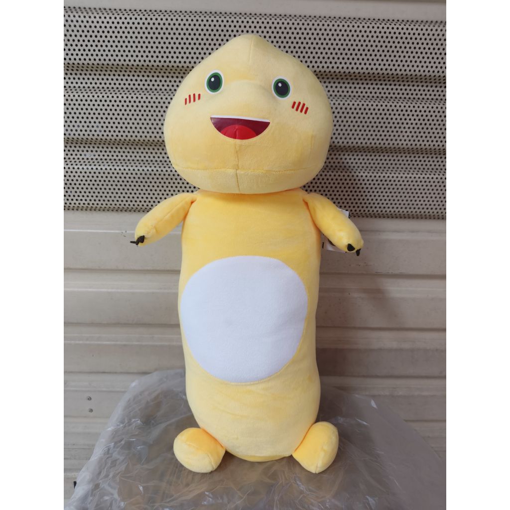 หมอนข้างตุ๊กตา Nailong เนื้อนุ่ม ตุ๊กตา Dino Nailong สีเหลือง