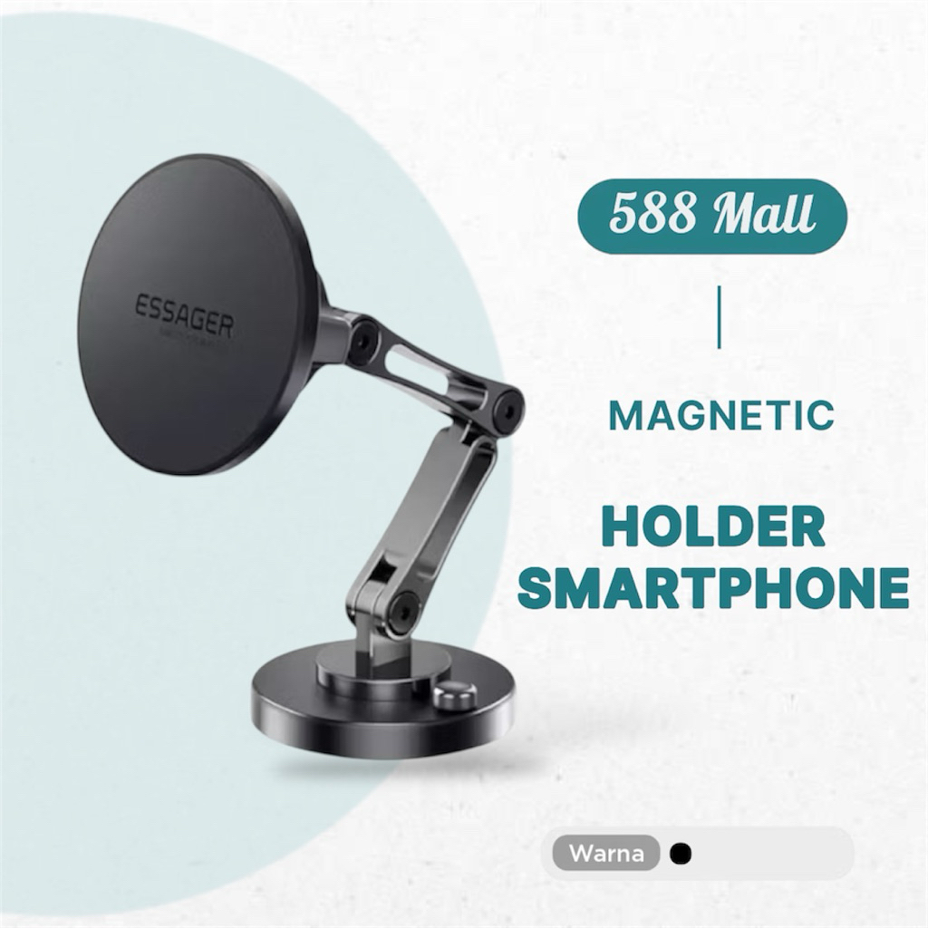 [ 588 Mall ] ที่วางโทรศัพท์ในรถยนต์แบบแม่เหล็ก N52 หมุนได้ - EZJCX-SN01-Z