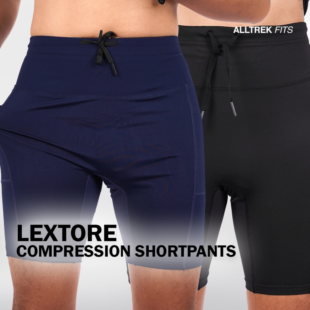 ALLTREK Compression Short LEXTORE Mens Trail Run Gym Shorts