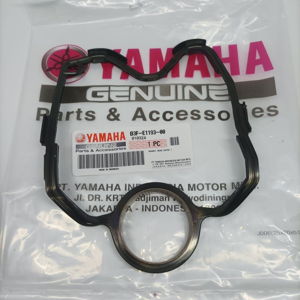 ORIGINAL Yamaha Lexi, Aerox, NMAX ปะเก็นฝาครอบหัว B3F-E1193-00