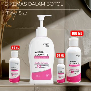 [Free Ongkir] White Inc Alpha Glowhite 100ml Body Lotion Whitening Multifungsi