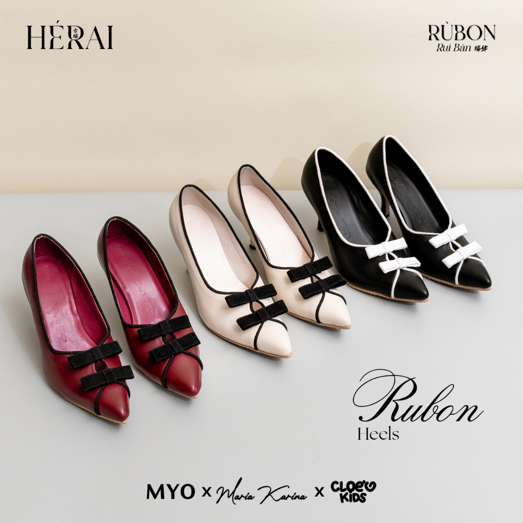 MYOSHOES x Maria Karina RUBON Heels Luxury High Heels Party Shoes for Women - Herai Collections