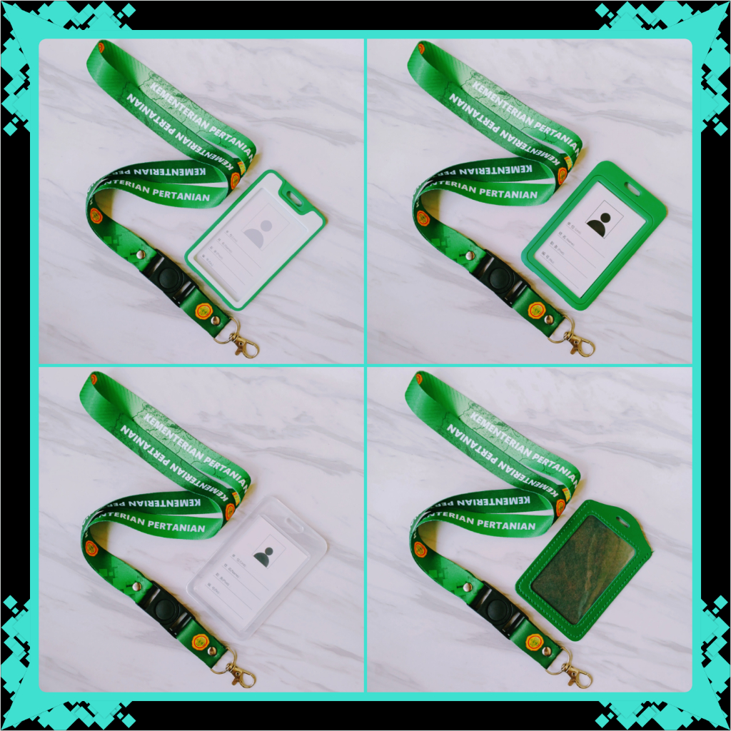 GANTUNGAN Ministry of Agriculture ID Card Lanyard & Frame, Holder, ID Card Holder