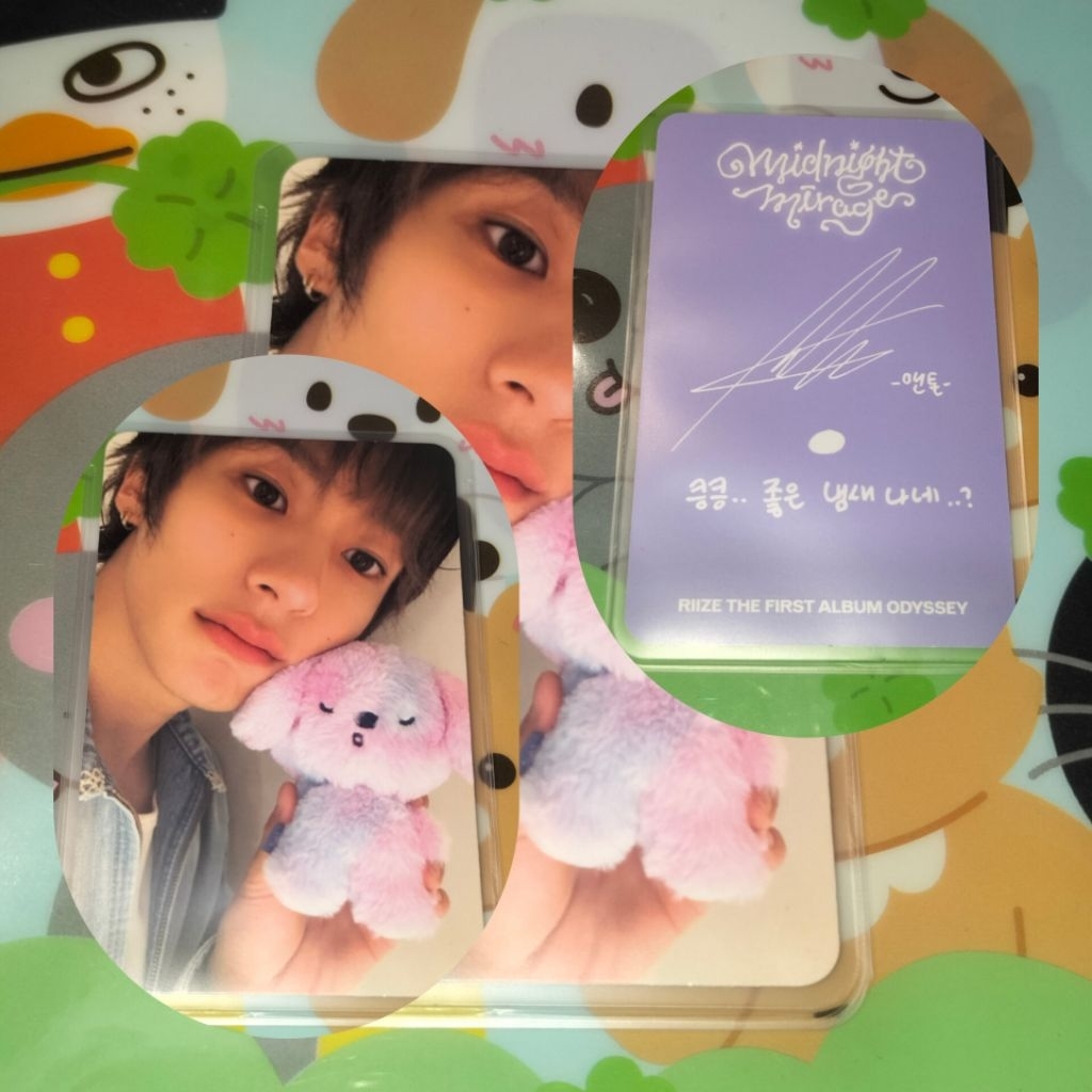 [อ่านคําอธิบาย] ANTON RIZE OFFICIAL MIDNIGHT MIRAGE PHOTOCARD