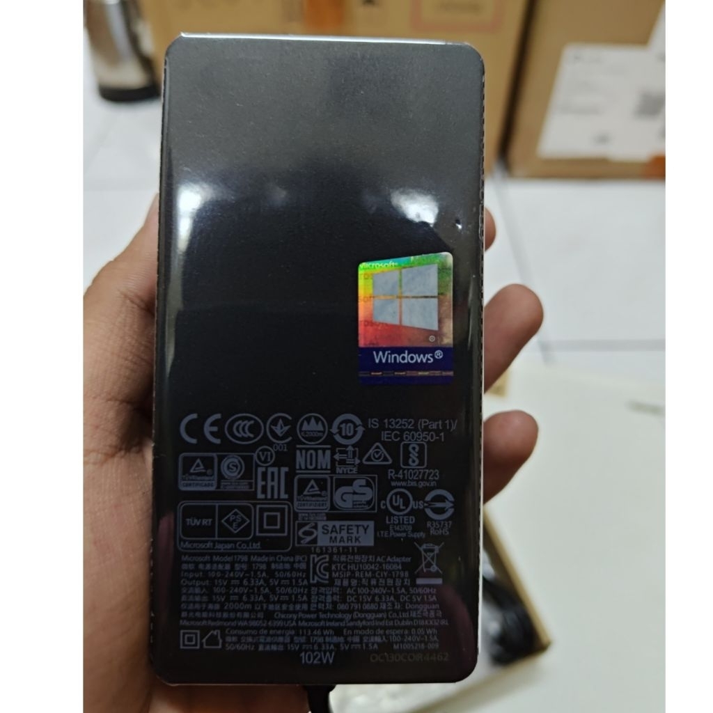 Microsoft Surface Box 2 Surface Pro 3 15V 6.33A 102W อะแดปเตอร์ชาร์จ