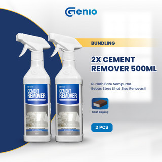 Genio | Cement Remover Spray 2pcs | Spray pembersih noda semen dan cat tembok
