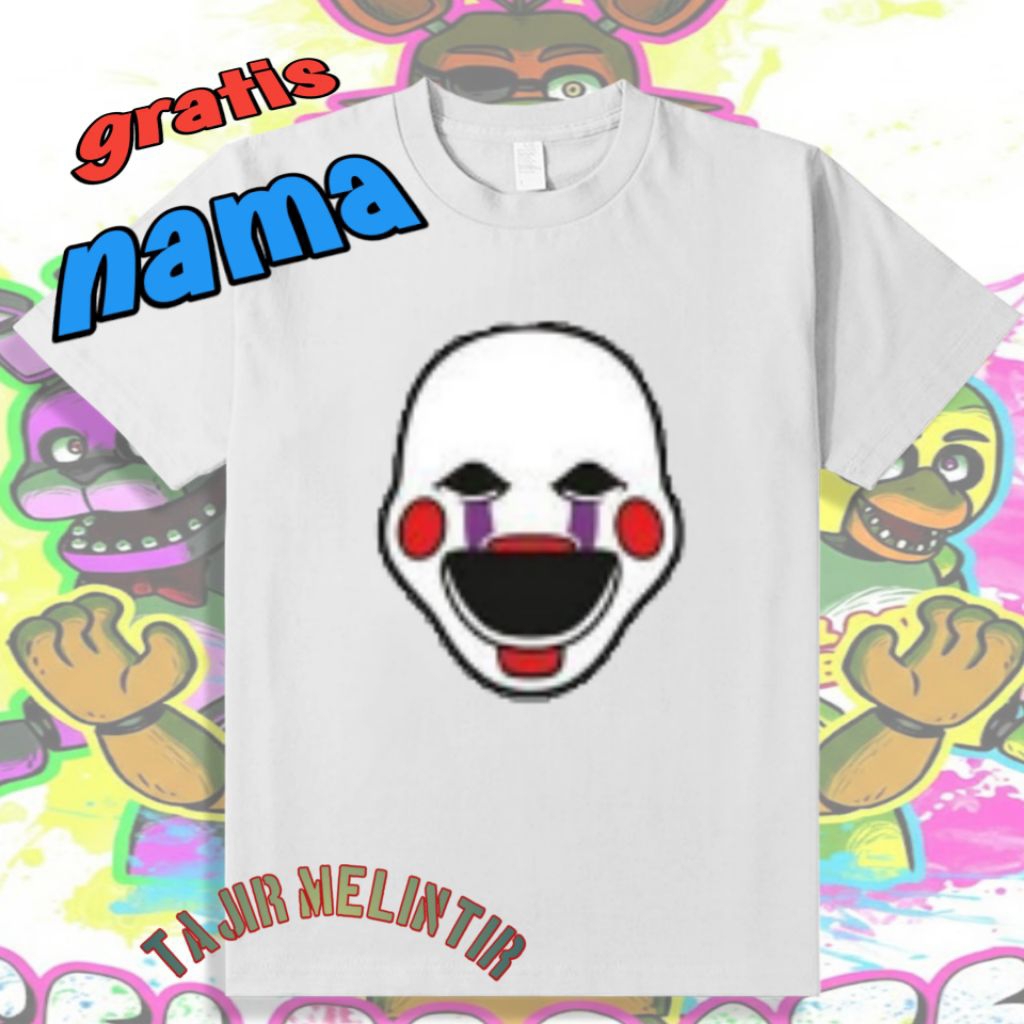 FNAF five night at Freddy Puppet head เสื้อยืดเด็ก