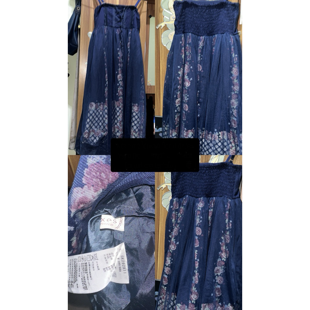 Axes femme เดรสลายดอกไม้/กระโปรง