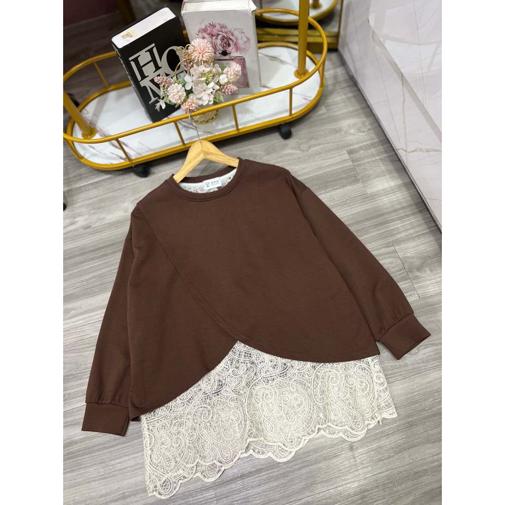 Karenina Lace Sweather Premium