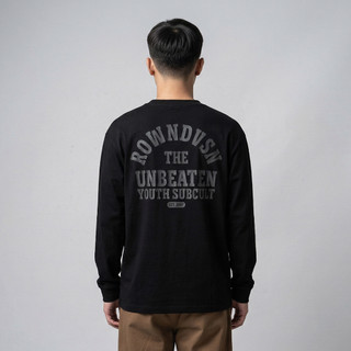 Rown Division Kaos Lengan Panjang || Minoris Black Longsleeve