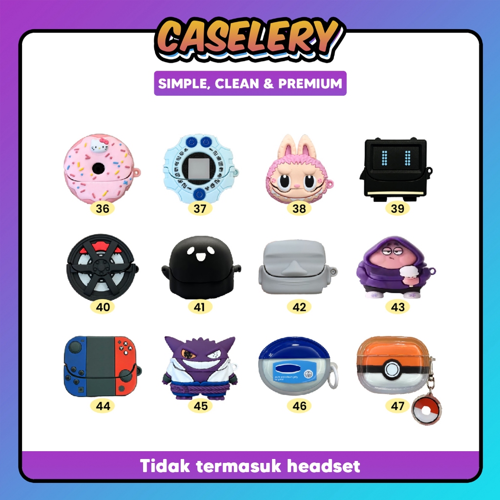 [BP] Baseus Bp 1 Pro Character Protective Dust Cover Soft Silicon