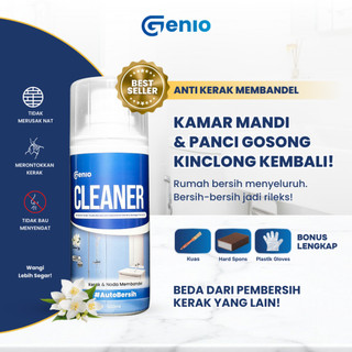GENIO Cleaner - Pembersih Kerak Kamar Mandi, Toilet, WC,Kloset,Panci, Stainless, karat