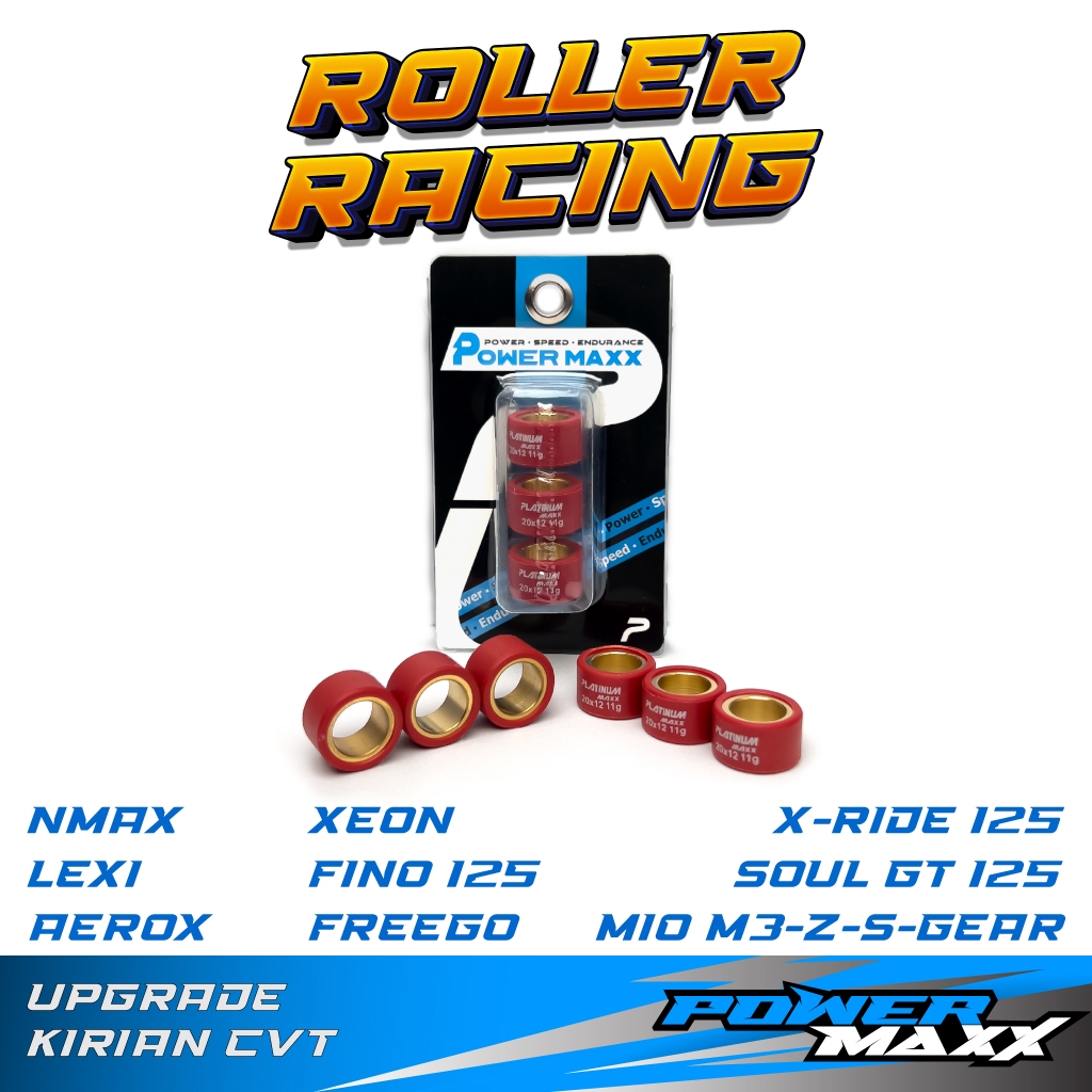 ROLLER RACING nmax 155 aerox 155 lexy mio m3 zs xeon soul gt 125 fino 125 freego เกียร์ xride x Ride