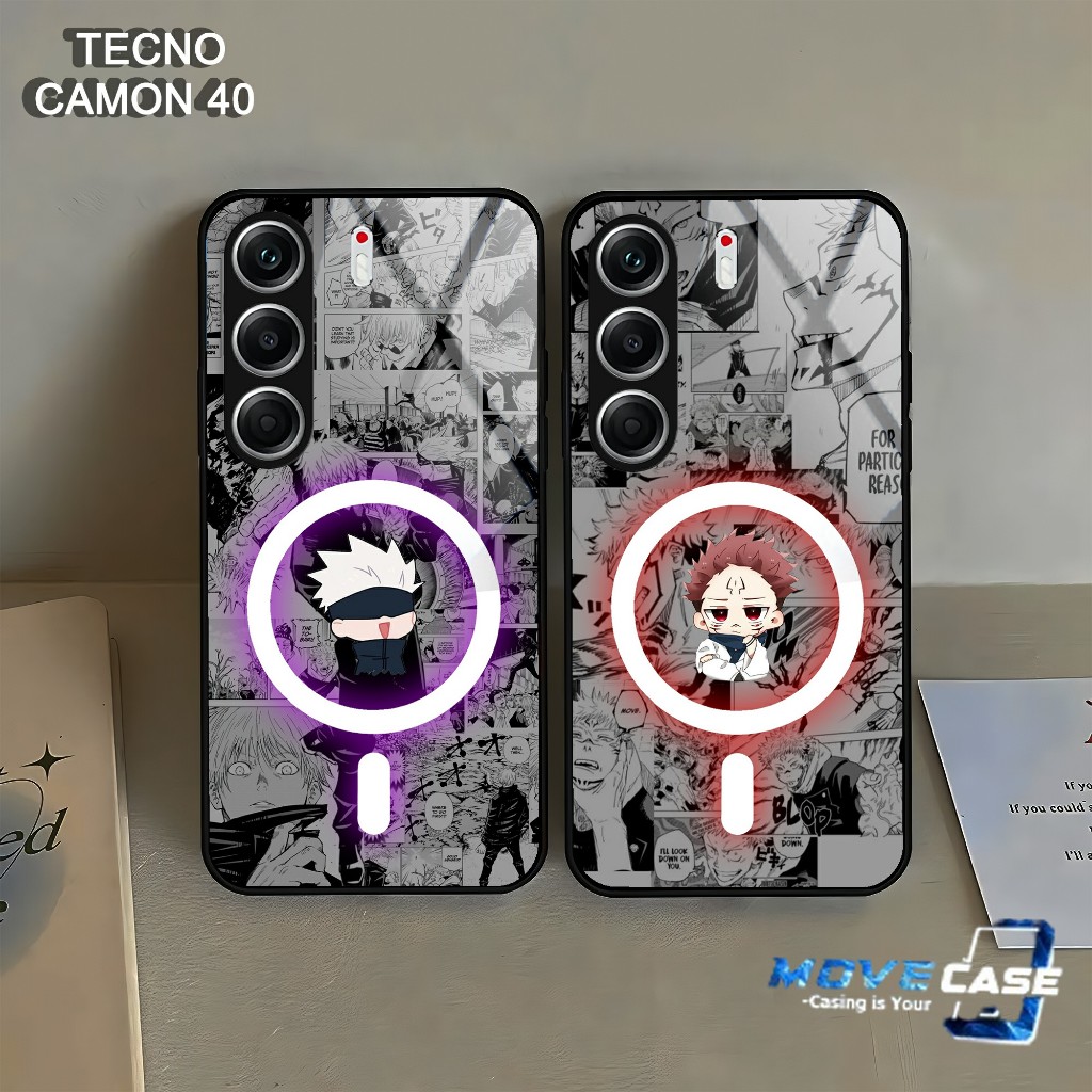 HP MV815 Tecno Camon 40 Glass Softcase - Tecno Camon 40 Silicone - เคสโทรศัพท์ Tecno Camon 40 ใหม่ล่