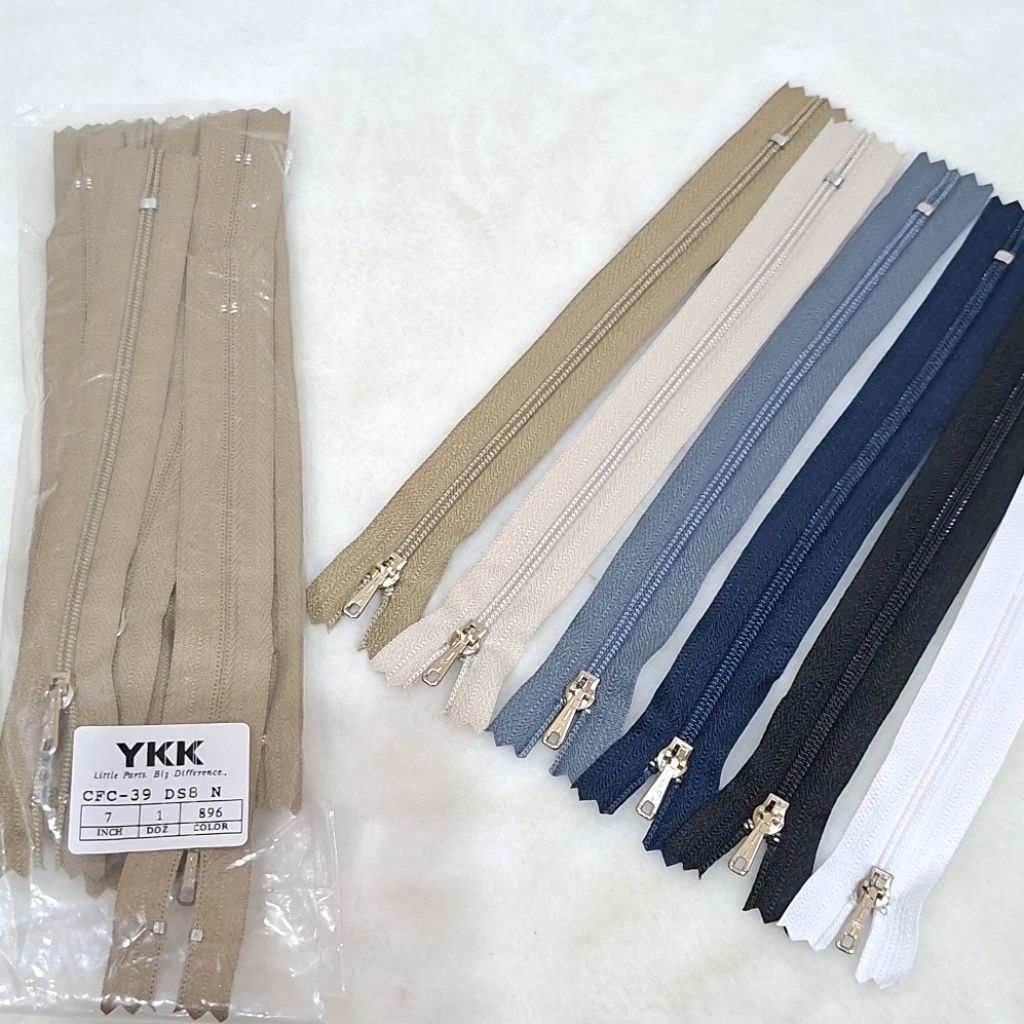 YKK 7 นิ้ว PANTS ZIPPER / YKK 7 นิ้ว PANTS ZIPPER IRON HEAD CFC-39 / YKK CFC-39 7 นิ้ว ZIPPER
