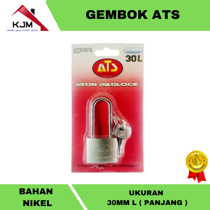 กุญแจ ATS 30 mm L กุญแจคอยาว