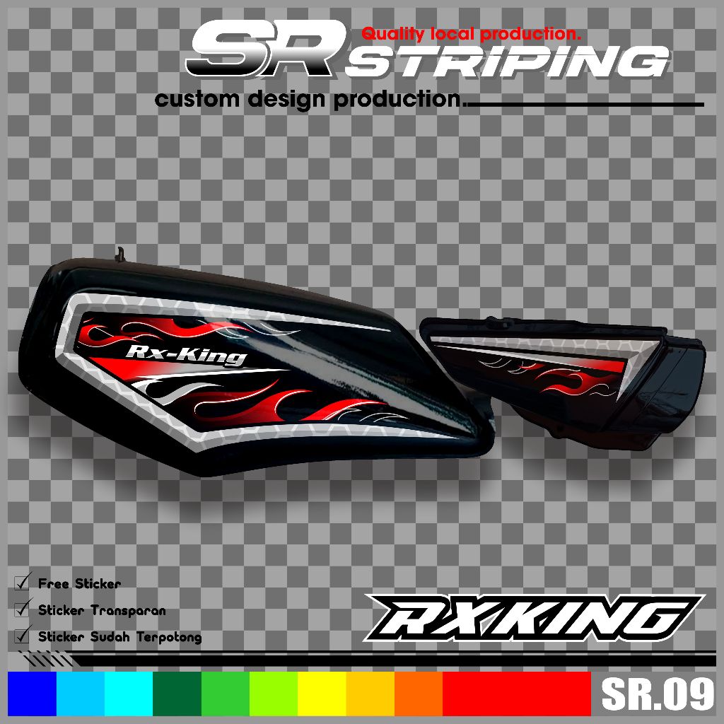 ใส RX KING Striping / RX KING Variation (ตัด) RX KING / RX KING Sticker / Cool RX KING 135 Motorcycl