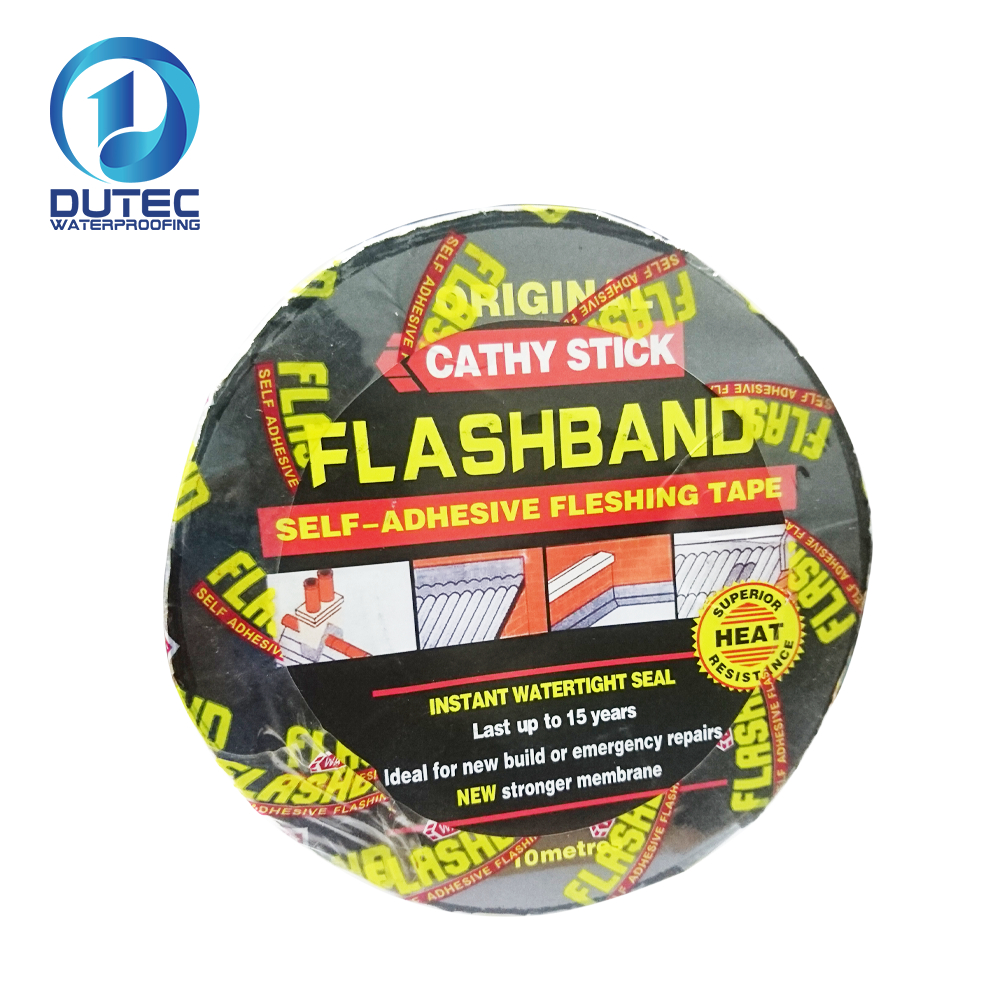 เทปยางมะตอย Dutec-Flashband l เทปยางมะตอย / เทปป้องกันการรั่วซึมกันน้ําที่แข็งแกร่งเป็นพิเศษ P10m x 