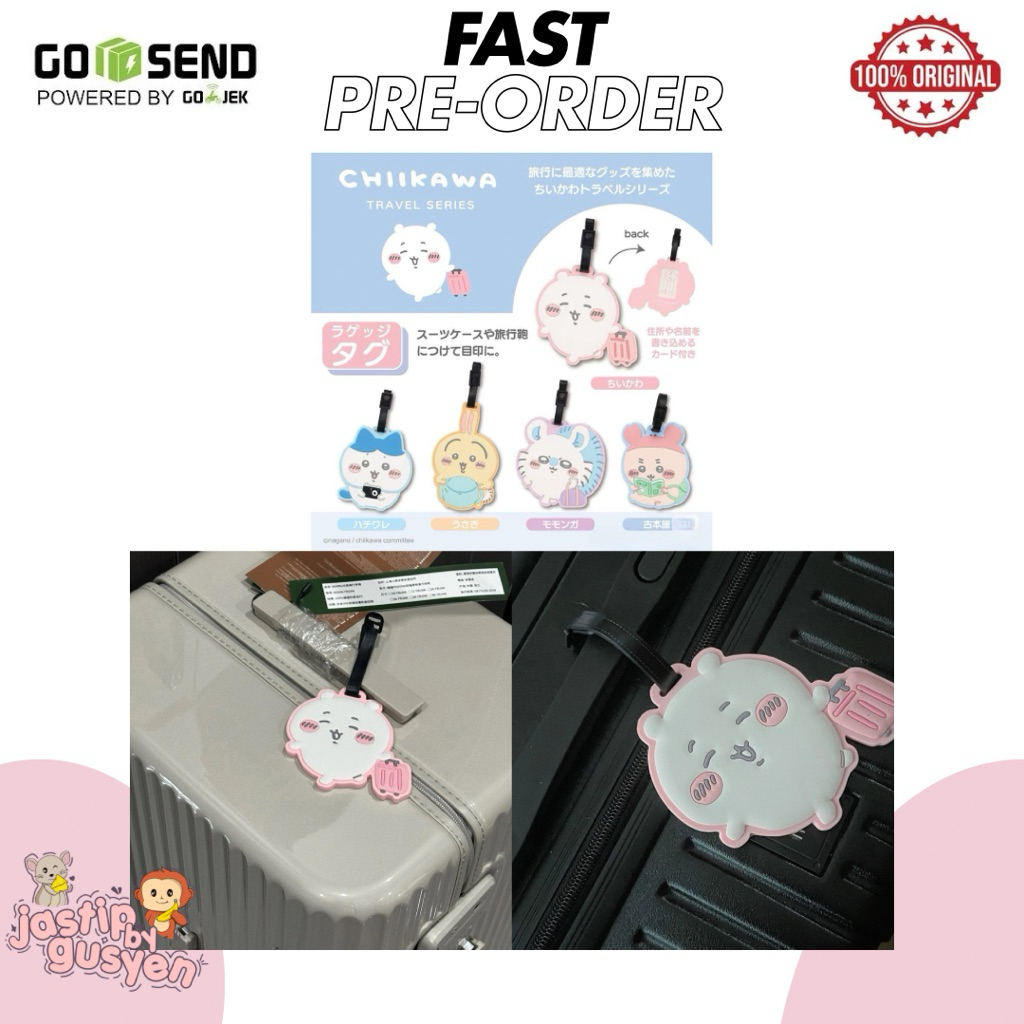 GUNDAN (READY SOON) CHIIKAWA LUGGAGE TAG | CHIIKAWA NAME LUGGAGE ไม้แขวนเสื้อ