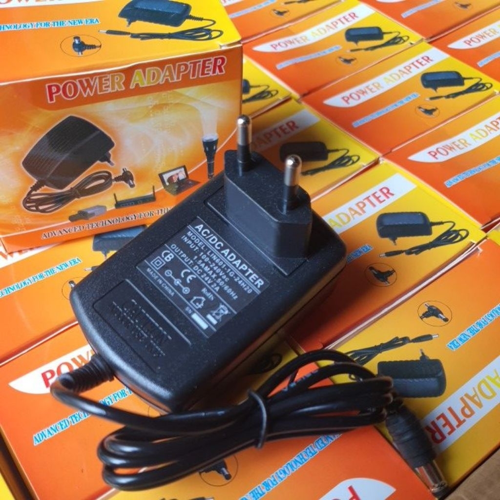 พาวเวอร์ซัพพลาย 24V 24V 2AMPER ORD ADAPTER