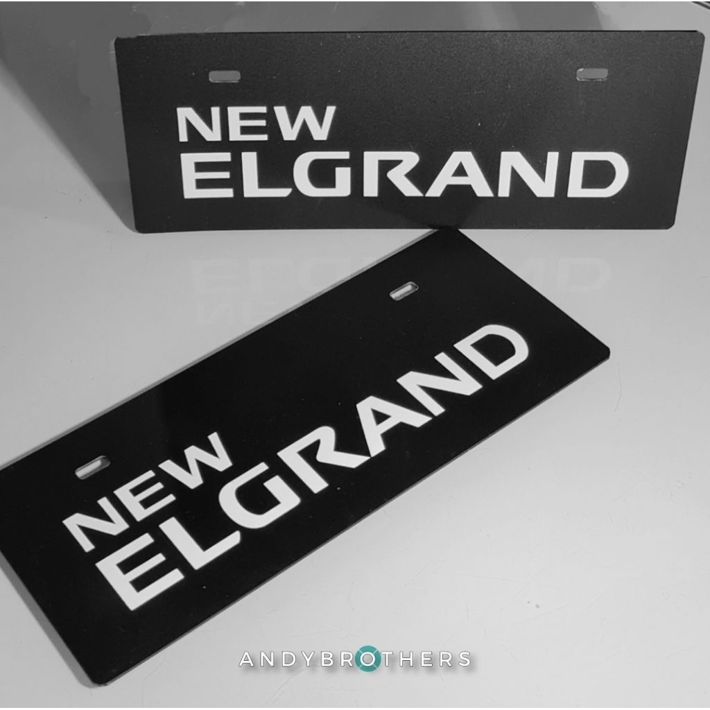 ป้ายทะเบียน Nissan Elgrand Acrylic/Car Showroom/Reklame ดั้งเดิม