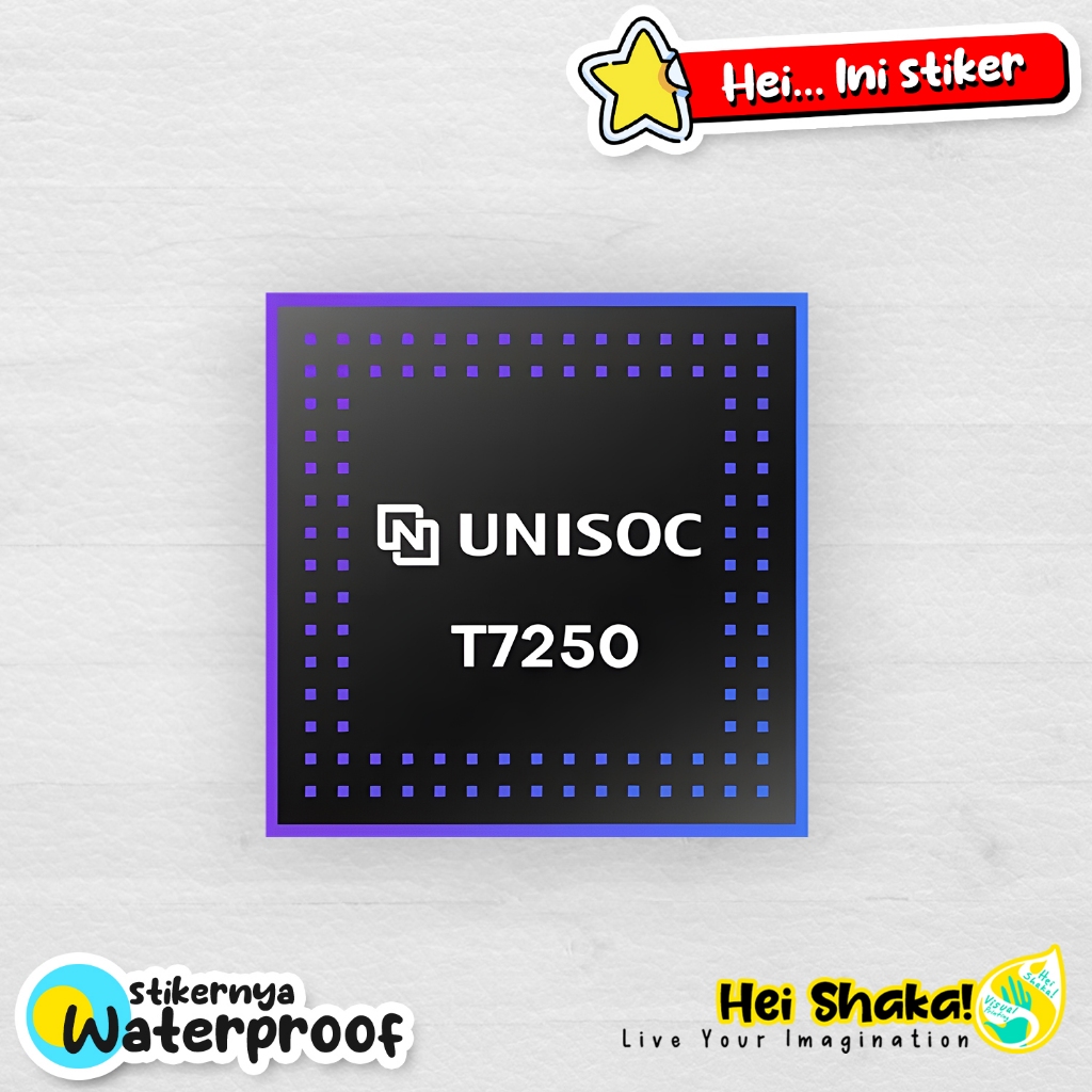 SOC UNISOC T Series สติกเกอร์ Android โปรเซสเซอร์ T7250 T8300 T610 Gaming วัสดุไวนิลกันน้ํา