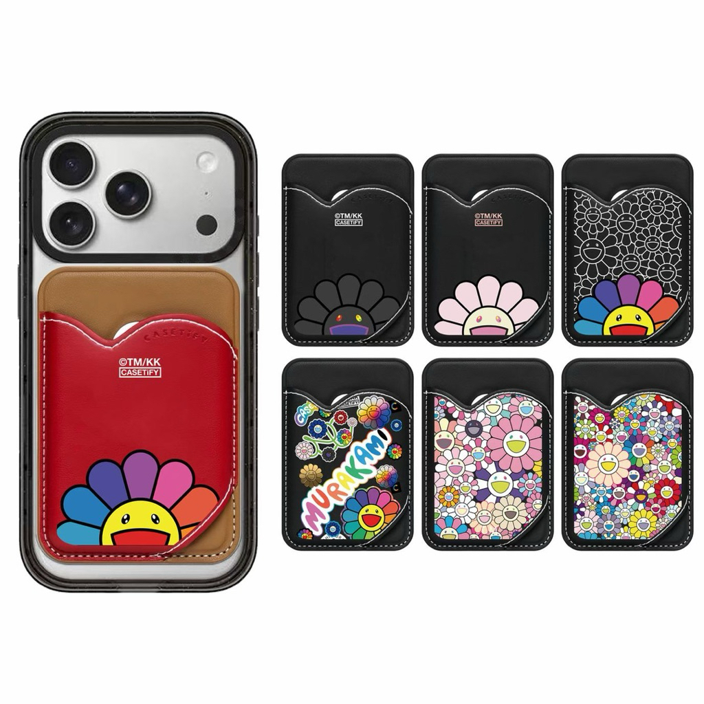 ใหม่ Casetify Cardholder Murakami Magsafe Magnetic Leather