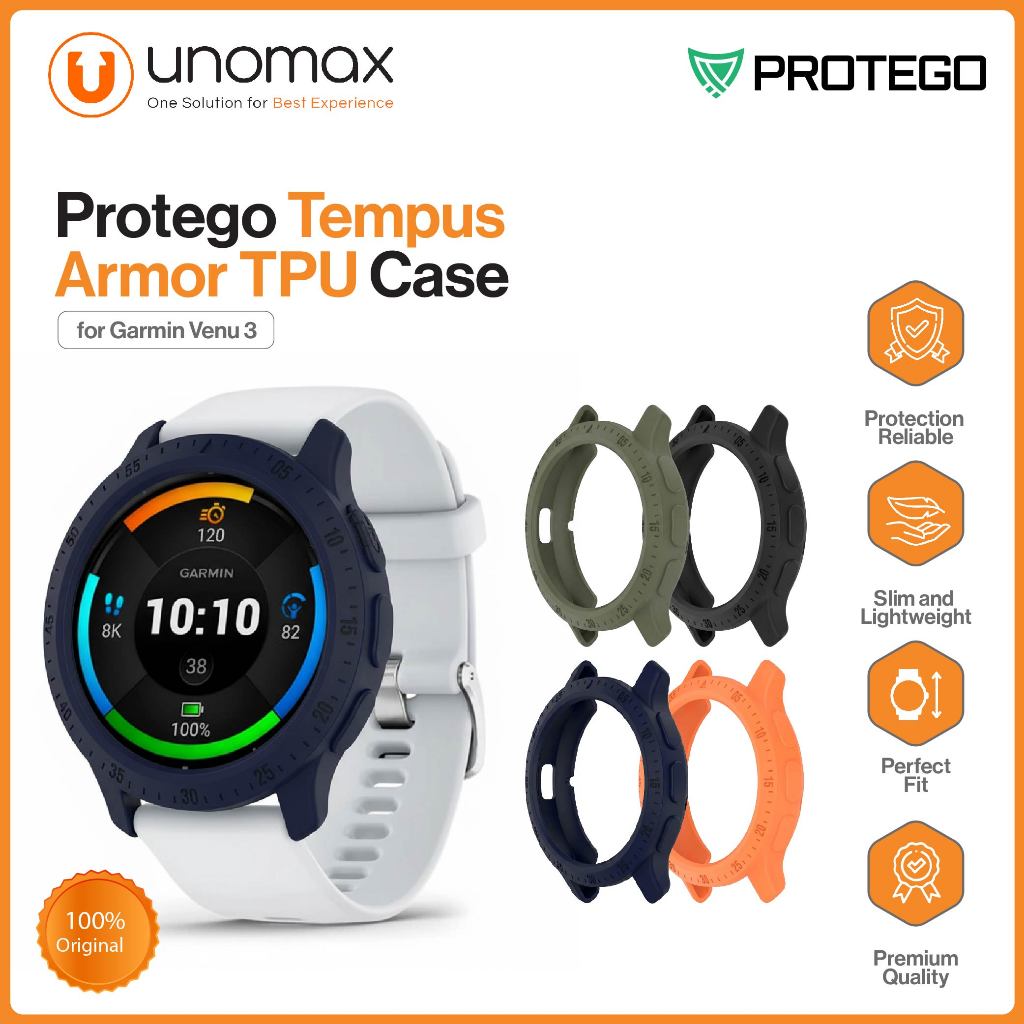เคสนาฬิกา Garmin Venu 3 45mm Protego Temple Armor TPU Casing (PT-018)