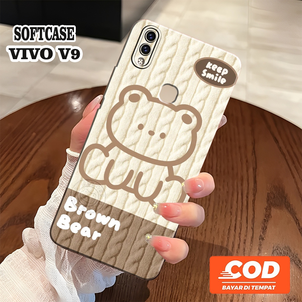 [JBCASE] ใหม่ล่าสุด VIVO V9 / VIVO V9 YOUTH SOFTCASE - Camera Protection - Aesthetic Case - macaroon
