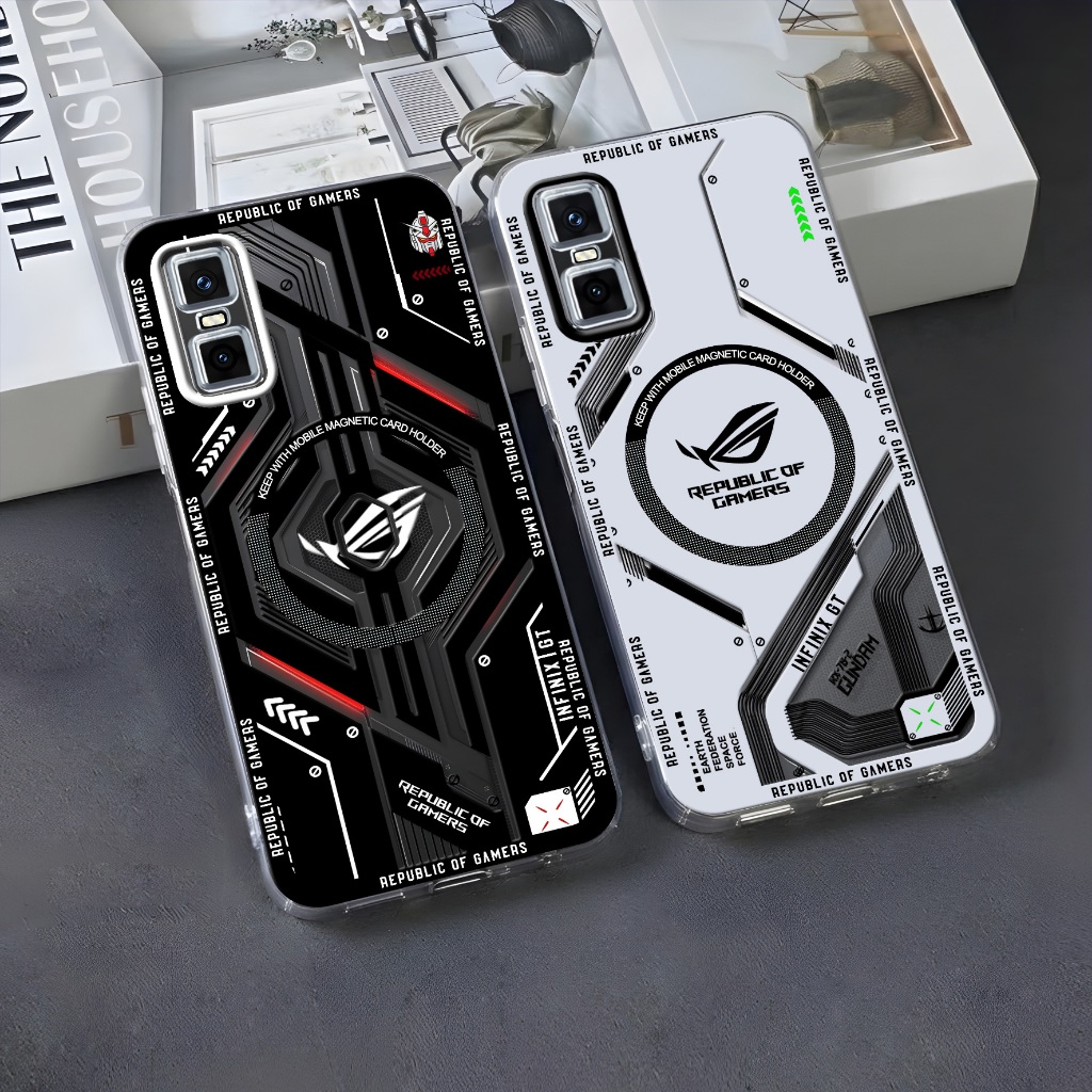 เคส Infinix GT 30 5G Softcase Clear Premium Casing Magsafe GT 30 Pro แหวนแม่เหล็ก R1