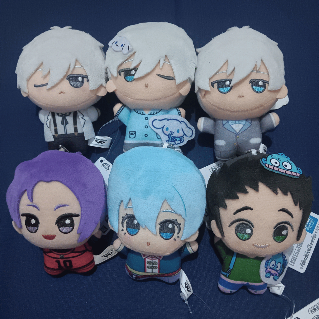 Chigiri Hyouma Mikage Reo Tokimitsu Aoshi Isagi Yoichi Nagi Seisirou Itoshi Rin Blue Lock Plush Nuig