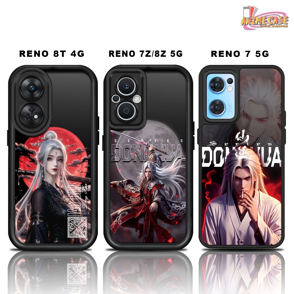 Glossy Softcase OPPO RENO 8T 4G RENO 7Z 8Z 5G RENO 7 5G Casing Case Hp Silicone Camera Protector DON