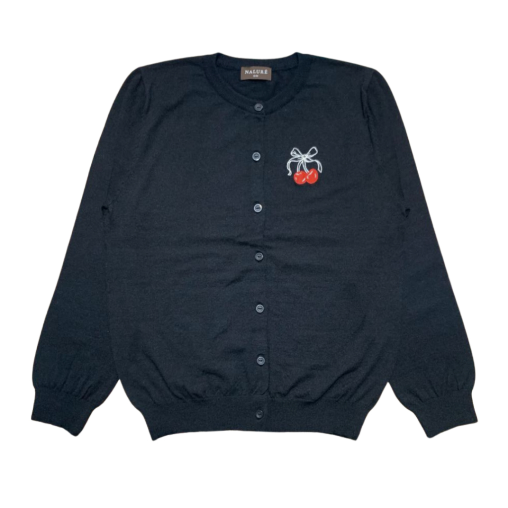 คาร์ดิแกน Nalure Cherry | Cardigan ถักผู้หญิง | Knit Cardigan
