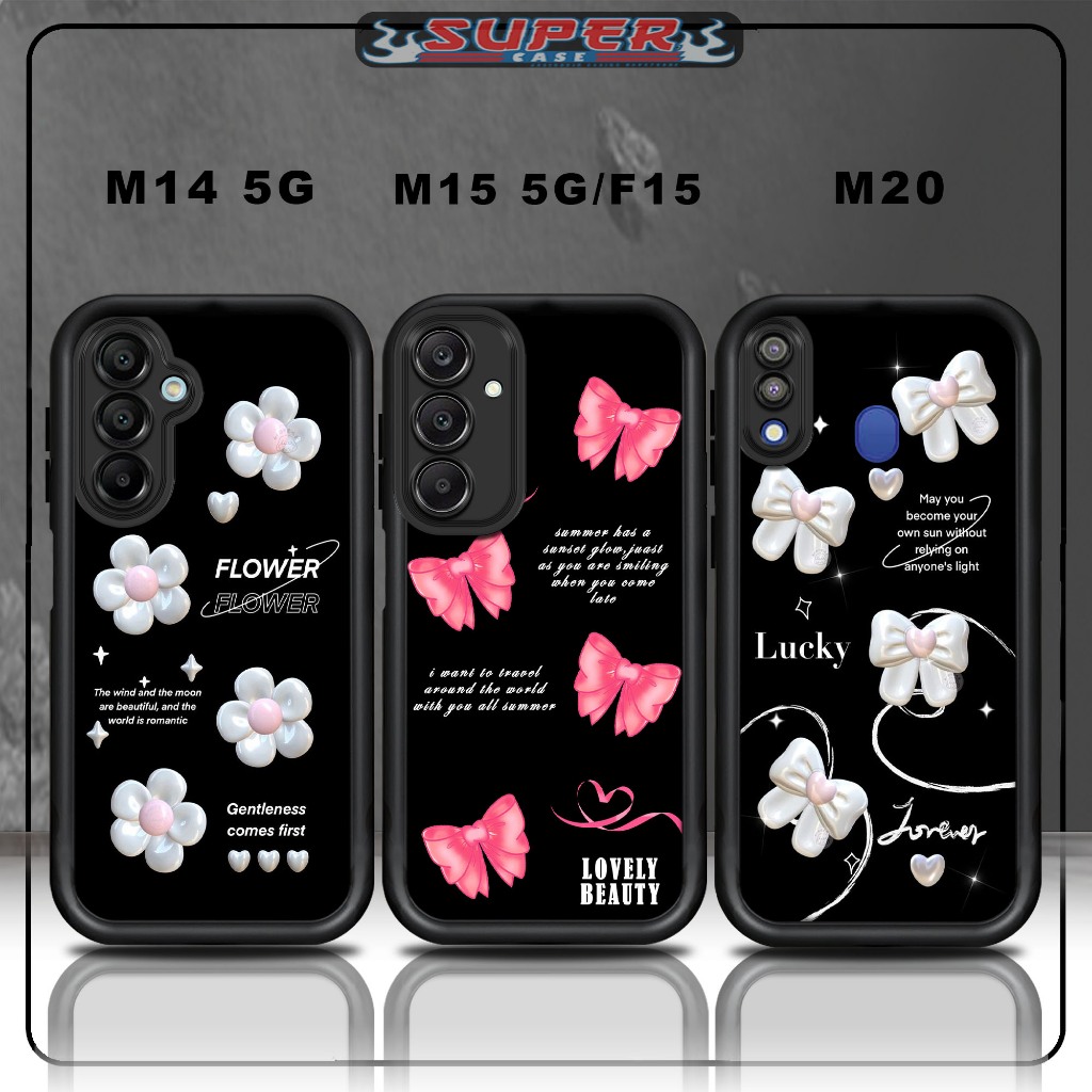 เคส Hp SoftCase Hp For Black Glass Premium SAMSUNG M14 5G M15 5G F15 M20 Design CUTE1