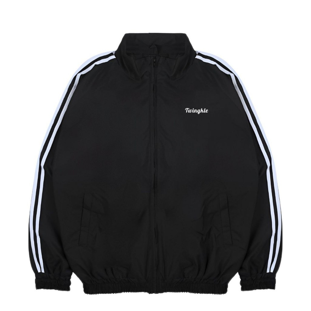 TWINGKLE Jacket Tracktop Linea UNISEX - สีดํา SP6
