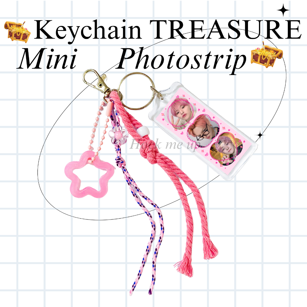GANTUNGAN พวงกุญแจ พวงกุญแจ macrame photostrip treasure || กระเป๋า charmbag พวงกุญแจ kpop สมบัติ