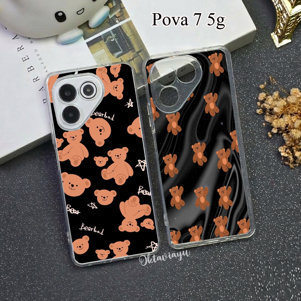 เคสใส Hp Tecno Pova 7 5g 2 Neo 2 6 5 Neo 5 3 5g 4 Pro 6 Pro Camon 40 Spark Go 1 Softcase Custom N 19