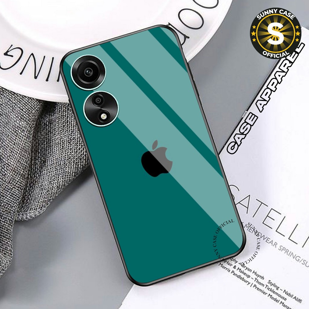 [SCKP-123] Softcase Glass Oppo A78 4G Casing hp Oppo A78 4G Protector Hp Oppo A78 4G