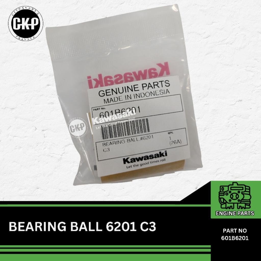 KAWASAKI ปั๊มน้ําแบริ่ง Ninja 150 R / RR / SS 6201 อะไหล่แท้คาวาซากิดั้งเดิม - 601B6201