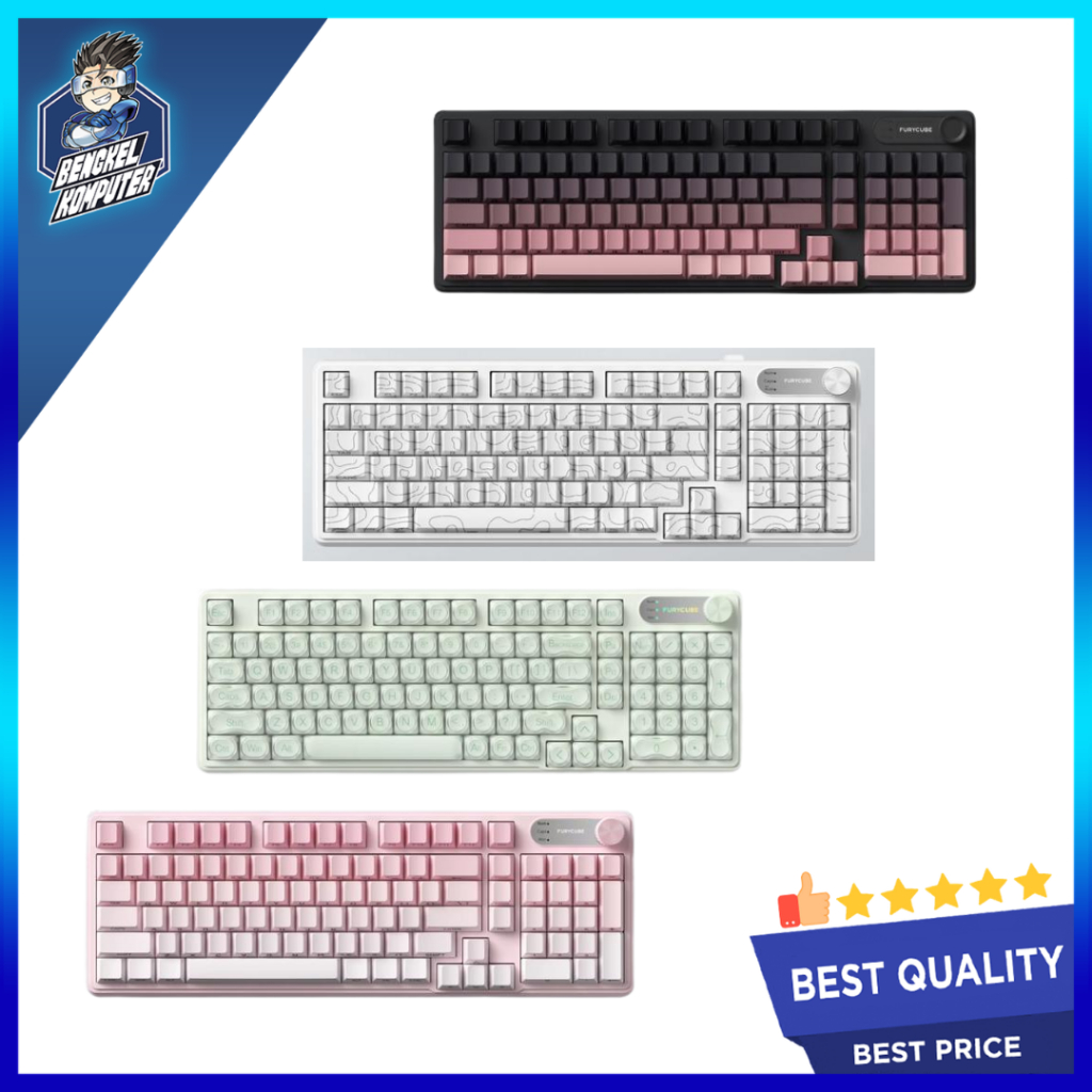FURYCUBE คีย์บอร์ด WIRED MECHANICAL IP98